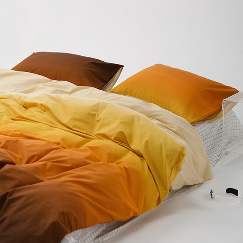 4 Teile/Set Bettwäsche Set Weich Bettlaken Kissenbezug Steppdecke Bezug Haushalt - Bild 2 von 25