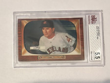 1955 Bowman Baseball #308 Al Lopez Indians Graded Beckett BVG 5.5 EX+ High #