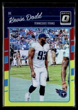 2016 Panini Donruss Optic Red Yellow Kevin Dodd Rookie Tennessee Titans #129
