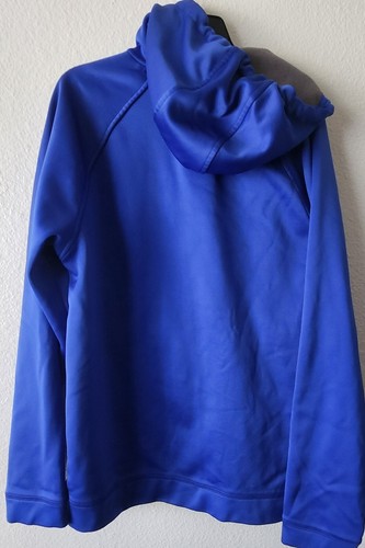 Burton Men's Blue MB Peak Hoodie Sweatshirt Long Sleeve Full Zip Size Large - Picture 3 of 3