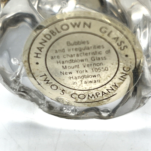 Vintage Two’s Company Handblown Solid Clear Glass Praying Angel Figurine 4” Tall - Bild 5 von 7