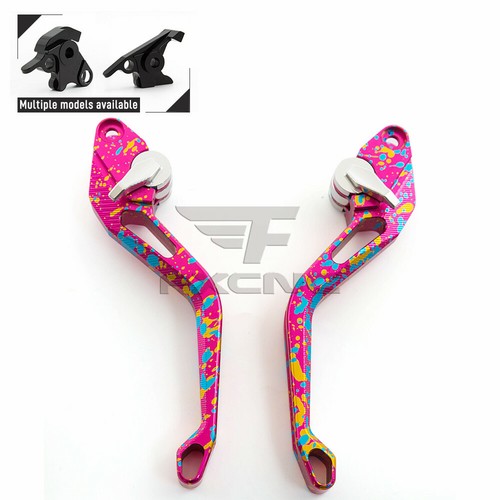 CNC 3D Short Camouflage Brake Clutch Lever For TNT 125 135 2016-2021 207 2018 - Picture 13 of 15
