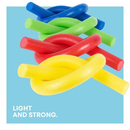 2 x Swimming Pool Noodle Float Aid Woggle Logs Noodles Water Flexible Wet Tub UK - 第 6/8 張圖片