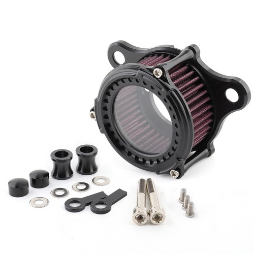 Mini Air Cleaner Intake Filter For Harley Sportster XL883 1200 48 Iron 1991-2023 - Picture 2 of 9