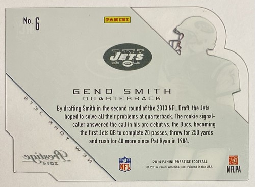 Geno Smith Rookie Acetate Football Card SP Lot Draft Class Retro RC Topps Fleer - Picture 7 of 8