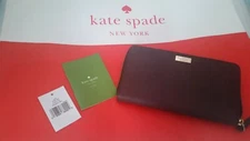 Kate Spade New York Newbury Lane Saffiano leather zip around Wallet NEDA NWT