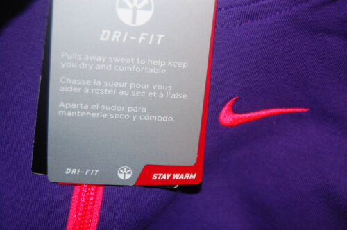 nike womens knit jacket full zip moisture wicking dri-fit purple couple sizes - Picture 3 of 5