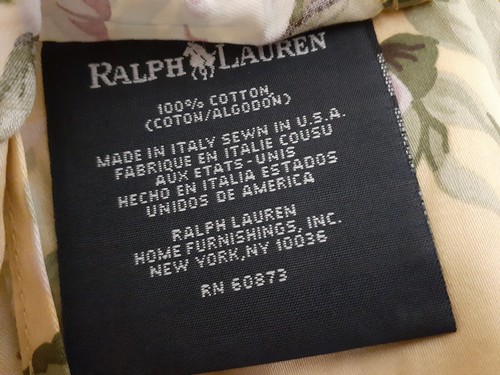 Ralph Lauren Kathleen King Pillow Sham NEW-NOS-Rare to See! - Picture 8 of 10