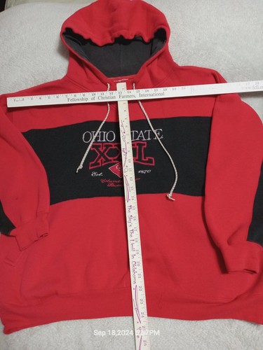 Champs Ohio State Buckeyes Hoodie XL rot-schwarz - Sweatshirt Logo - Bild 4 von 4