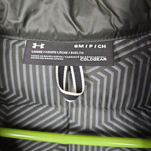 Abrigo chaqueta acolchada Under Armour Cold Gear para hombre talla: S verde oliva oscuro - Imagen 3 de 3
