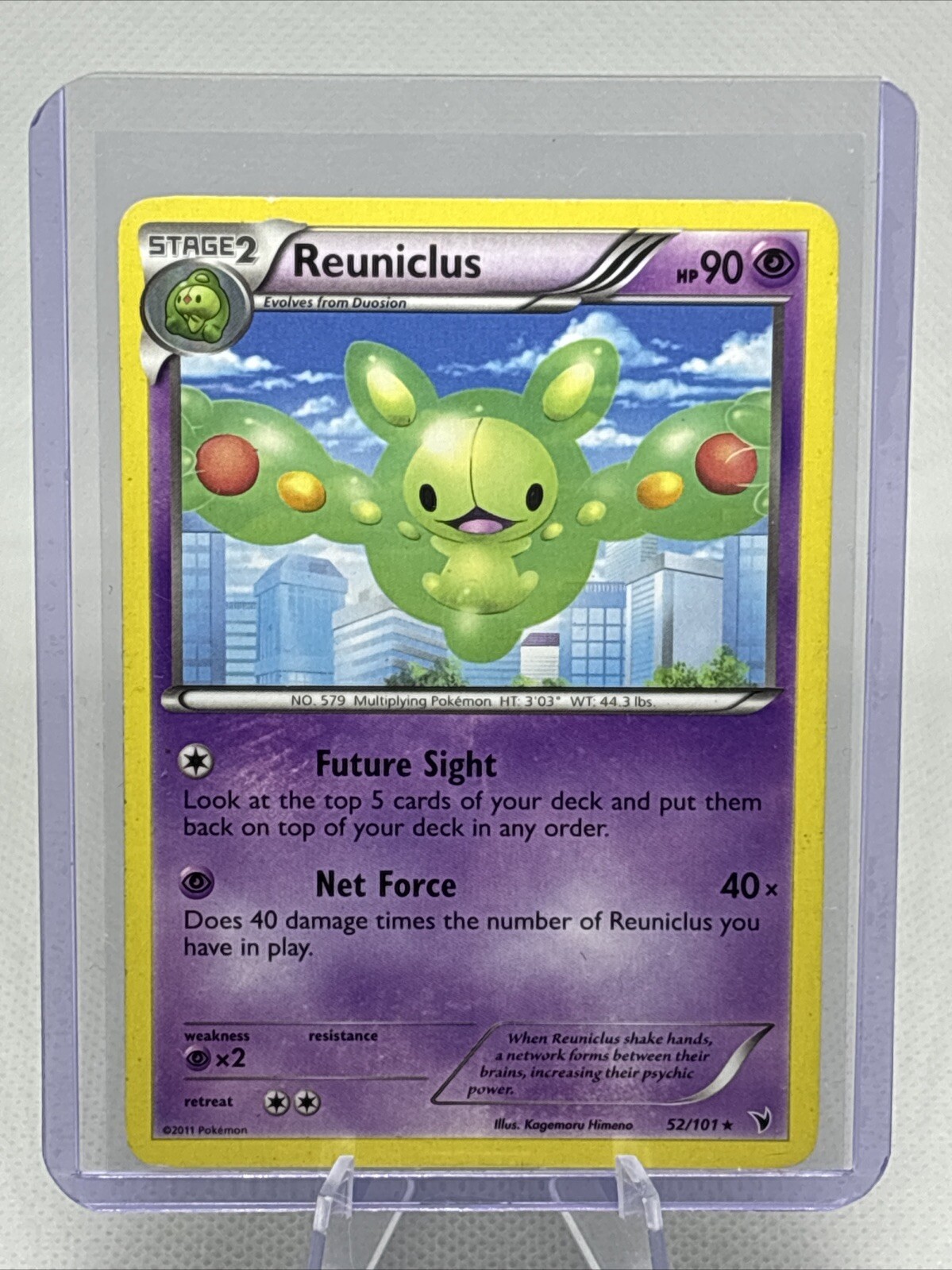 Pokemon TCG Noble Victories #52 Reuniclus 2011 Psychic Rare LP