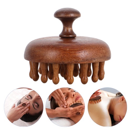 Holz Meridian Kamm Haar Gesicht Massagegerät Werkzeug