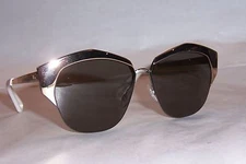 NEW CHRISTIAN DIOR MIRRORED/S I20-6J ROSE GOLD PALLADIUM/BROWN SUNGLASSES