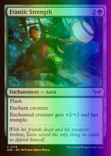 MTG Frantic Strength (179/469) Duskmourn House of Horror NM FOIL