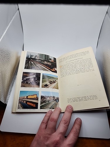 Vintage RAILROADS American Geographical Society Sticker Stamp Book UNUSED 1958 - Bild 5 von 7