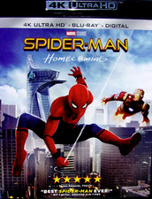 Spider-Man: Homecoming~(4K + Blu Ray, 2-Disc Set)~TOM HOLLAND~CLEAN-LIKE NEW!