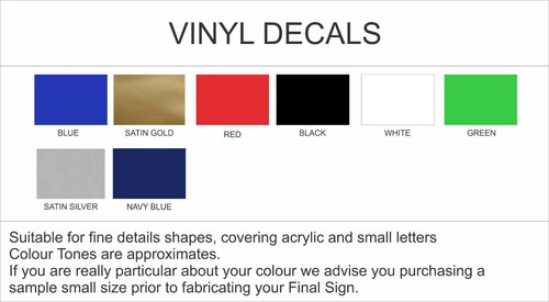 PERSONALISED DECAL STICKER CUSTOM OFFICE CAR SIGN CORPORATE LOGO DESK WALL SIGN - Bild 15 von 16