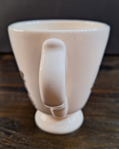 Replacement Barnyard Toile Bunny/Geese Footed Coffee Mug/Cup By Sadek Retired - Picture 8 of 10