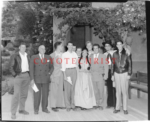 9 Negativos Fotográficos RAMONA PAGEANT Hemet California ABRIL 1950 JUEGO AL AIRE LIBRE 4x5" - Imagen 3 de 9