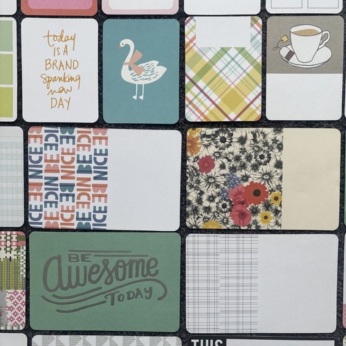 Lot 74 Studio Calico Scrapbook Cards 3x4 4x6 Double Sided Round Corners - Picture 7 of 21