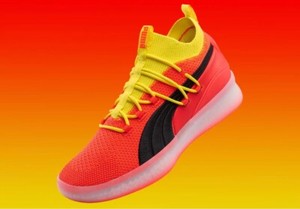 puma red yellow