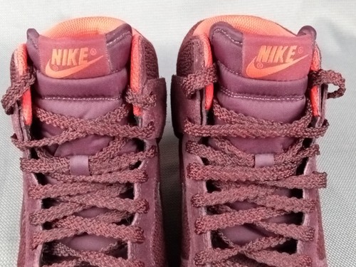 Nike Dunk Sky High Damenschuh Größe 7 Keilabsatz Freizeit Gummisohle 644877-601 Wandern - Bild 7 von 18