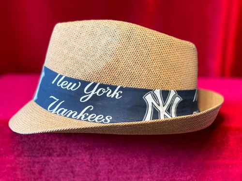 MLB New York Yankees Unisex Sommer Fedora Panama Strohhut mit Band - Bild 17 von 20