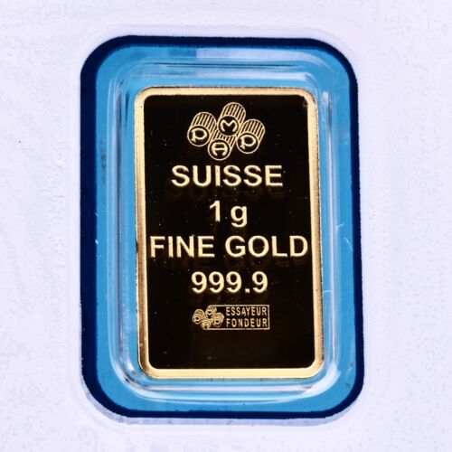 Lingot d'or Pamp Fortuna 1 gramme d'or 9999 sous blister d'origine - Photo 8/8