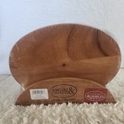 NEW 7 Pc Woodard & Charles Wooden Oval Serving Tray Set Handcrafted In Thailand 