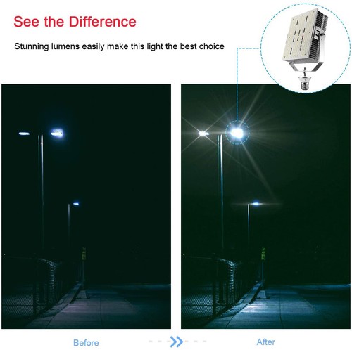 LED Shoebox Retrofit Kit Light For Area Parking Lot 150W 240W 300W AC120V 480V - Picture 9 of 13