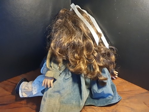 Antike Mädchenpuppe. Guter Zustand. 49 cm - Bild 10 von 21
