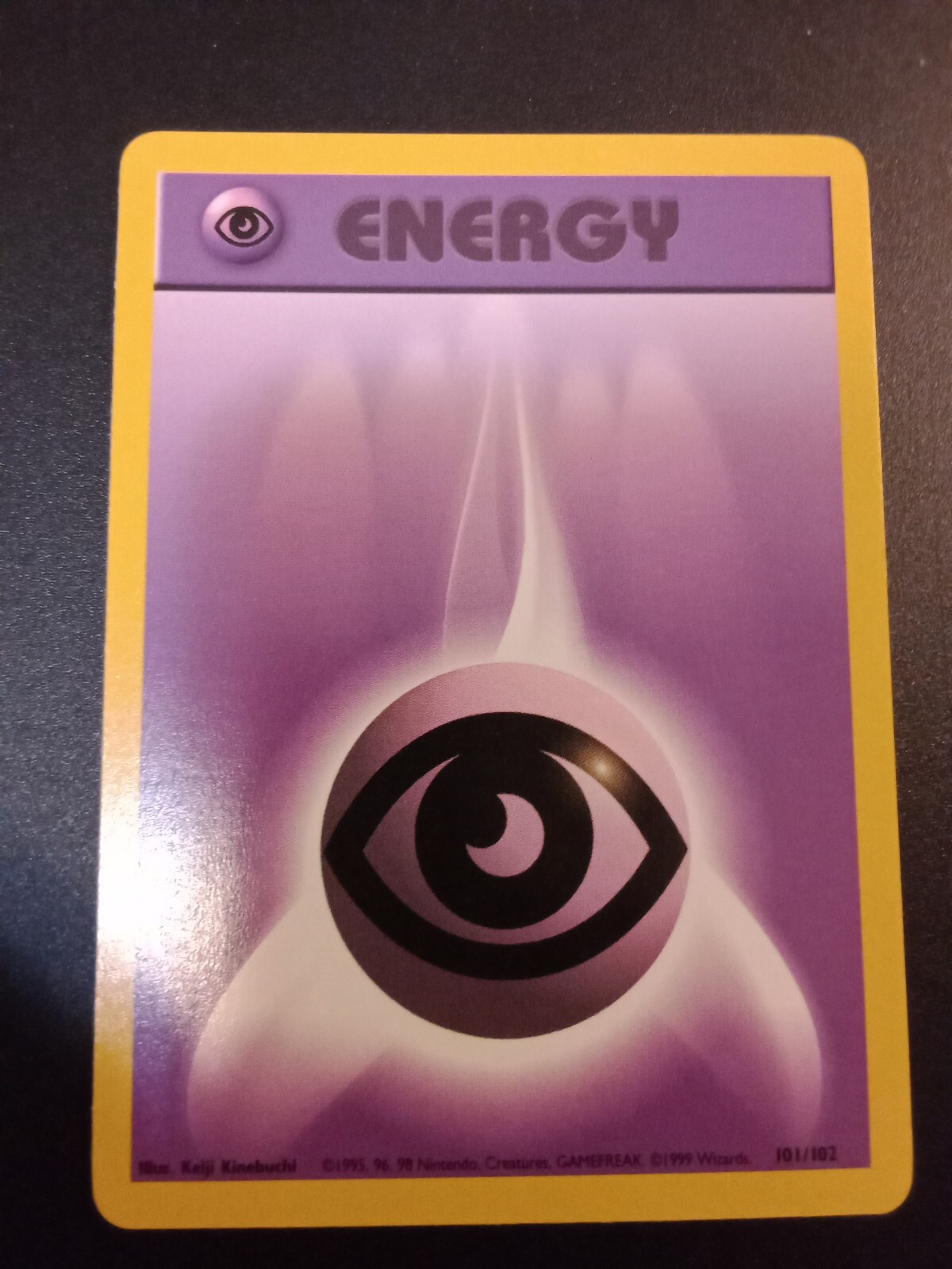 Pokémon Card Psychic Energy 101/102 Base Set Vintage 1999 Pokemon Card - NM/Mint
