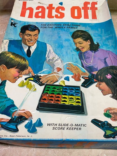 Vintage Hats Off Game INCOMPLETE 1967 Kohner Bros No 588 - Picture 11 of 17