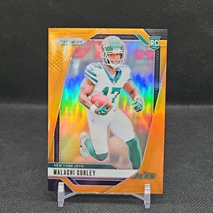 2024 Prizm Malachi Corley Rookie Orange Prizm 169/249  #369 New York Jets