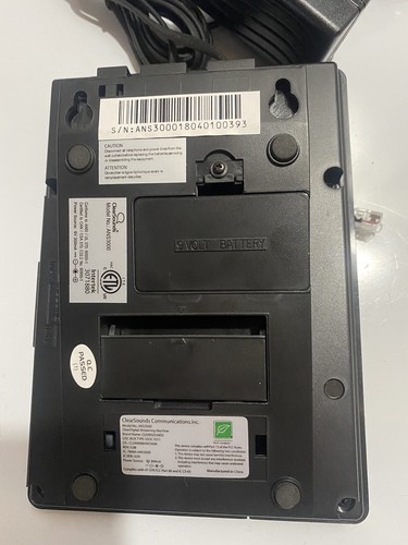 CLEARSOUNDS Digital verstärkter Anrufbeantworter ANS3000 mit langsamem Sprachhören - Bild 3 von 4