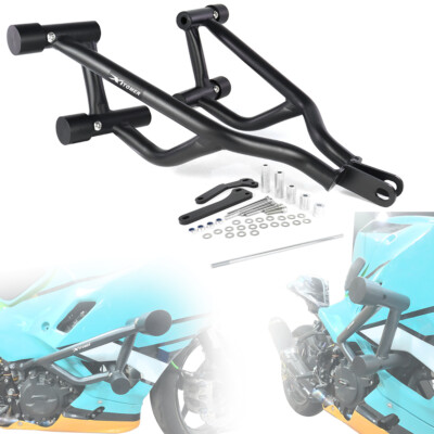 Crash Cage Foot Step Subcage Stunt Guard Fit For Kawasaki Ninja