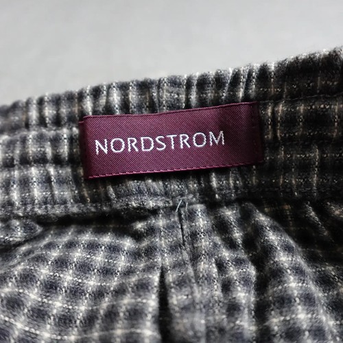 Nordstrom Work Pants Men's XL Grey Plaid Drawstring Waist Activewear Casual - Picture 8 of 11