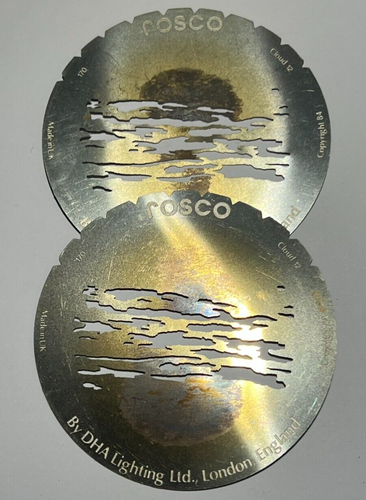 Rosco DHA Lighting M Size Metal Gobos Assorted Theatre Effect Profile Source 4JR - Picture 3 of 14
