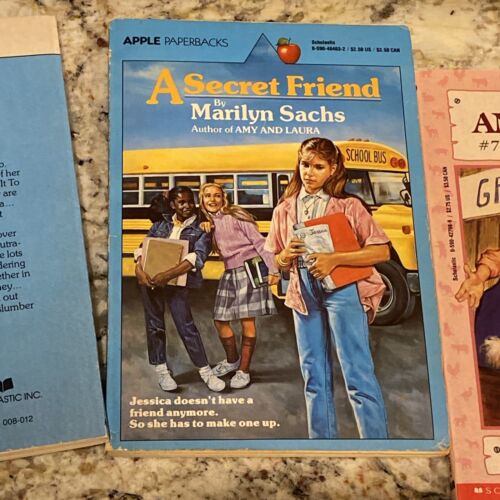 Lot of 5 Vintage Apple Paperback, Dell Yearling, Bantam Skylar Books Scholastic - Foto 4 di 17