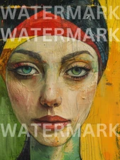Digital Photo Image Painting Woman Picasso Style Picture Art Wallpaper Desktop