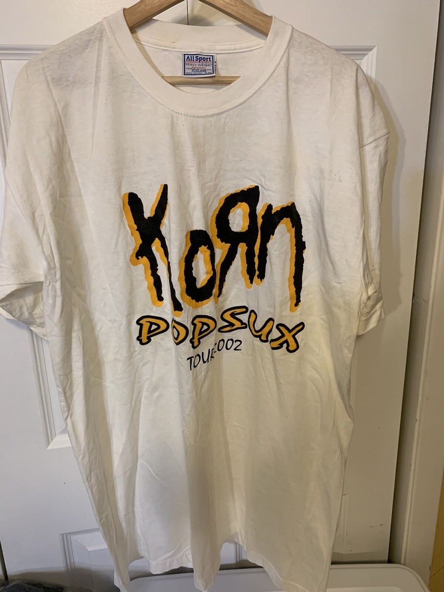2002 Vintage Korn Concert T Shirt Sz XL POP SUX TOUR 2002 Vintage Korn Concert T Shirt Sz XL POP SUX TOUR