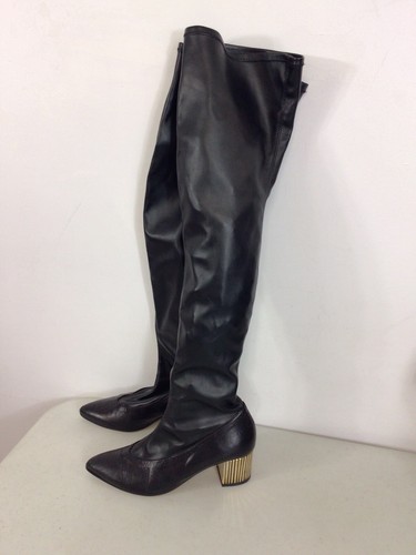 Eram Leather Boots Knee High Womens 37 - Picture 6 of 10