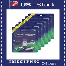 Dentek Temparin Max Repair Kit, 13+ Repairs, 2.64 Grams (Pack of 6)