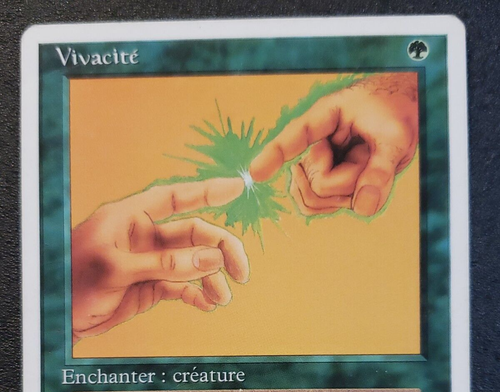 Instill Energy 4th Edition FRENCH VIVACITE MAGIC THE GATHERING CARD (DS3D1B7) - Picture 3 of 4