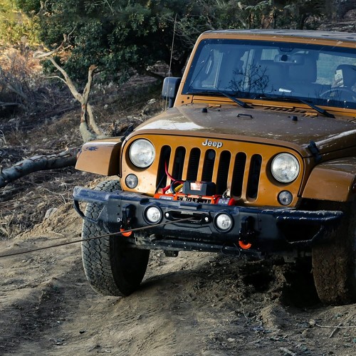 ZESUPER Electric Winch 13000lbs 12V Synthetic Rope Towing Traile Off Road 4WD - Picture 8 of 8