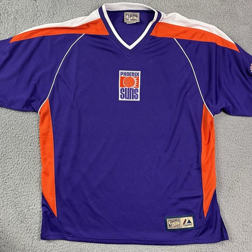 Phoenix Suns Hardwood Classics Majestic Jersey Shirt NBA Basketball Size L