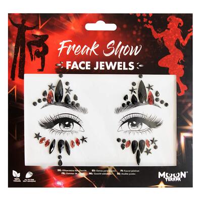 Face Jewels by Moon Terror | Freak Show | Festival Face Body Gems, SFX Make up, 
