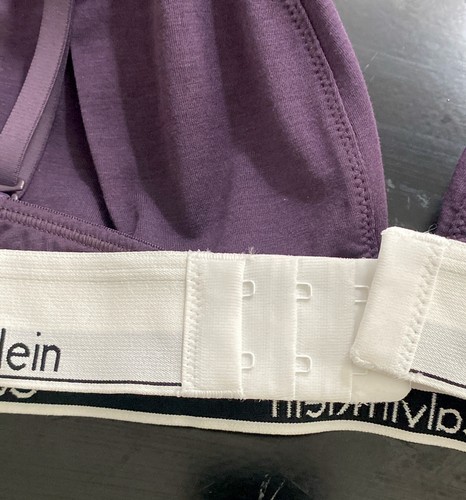 CALVIN KLEIN TRIANGLE CAROUSEL BRA/BRALETTE ASSORTED XL Gray - Picture 7 of 10