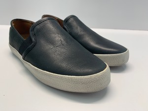 NEW-FRYE-DYLAN-SLIP-ON-LEATHER-WOMENS-SHOES-DISTRESSED-3479264-SIZE-6-M-BLACK