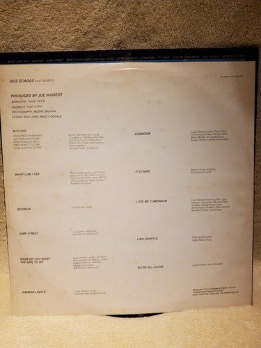Boz Scaggs Silk Degrees LP PC-33920 Columbia Records 1976 Played No Skips USED - Picture 4 of 9